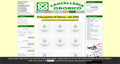 Desktop Screenshot of cancelleriaodorico.it